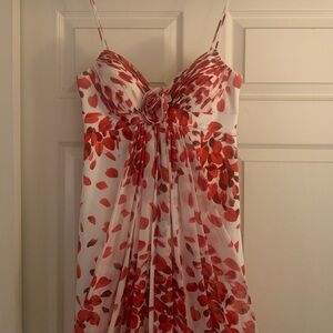 Rickie Freeman for Teri Jon Y2K Bubble Hem floral dress
